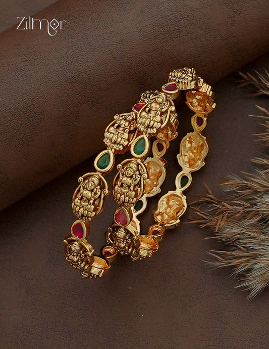 Antique Traditional Lakshmi Bangle - SC1012905