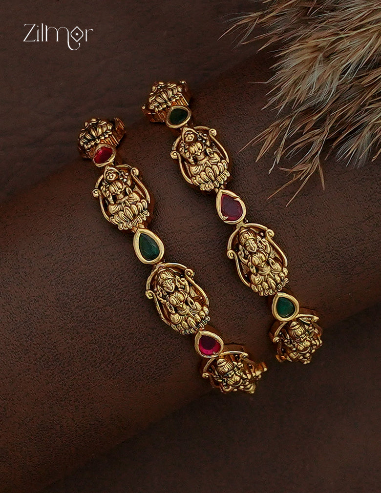 Antique Traditional Lakshmi Bangle - SC1012905