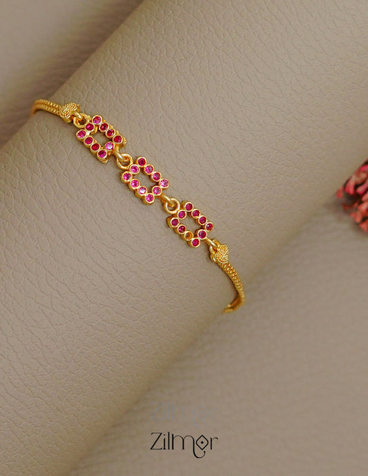 TR1011380 - Gold Toned Stone Bracelet