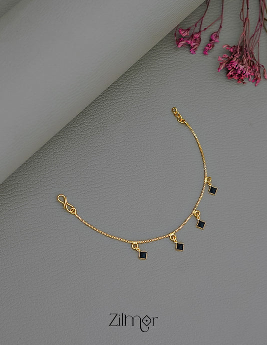 TR101711 - Gold Toned Stone Bracelet