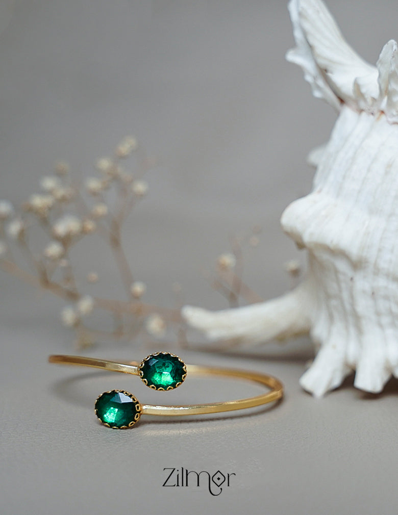 TR101909 - Gold Plated Adjustable Bangle 4-Zilmor