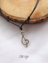 Treble Clef Charm Anklet 1-Zilmor