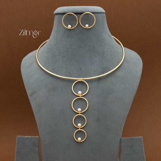 AS101457 - Hasli Choker Necklace Earring Set