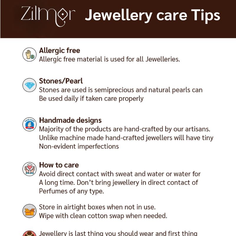 Natural Raw Stone Necklace Set  - KE100390 4-Zilmor