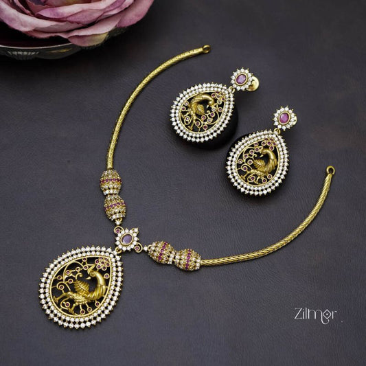 SC101300 - Premium Antique Necklace Earrings set