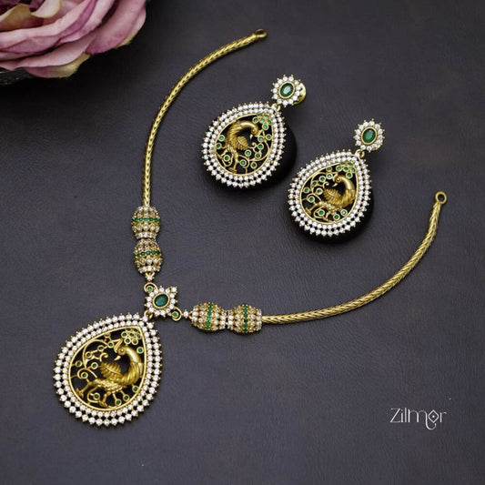 SC101300 - Premium Antique Necklace Earrings set