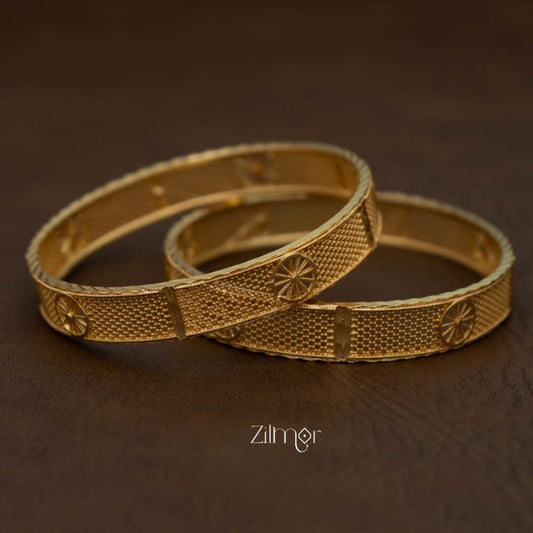 KF101443 - Gold Plated Bangle (pair)