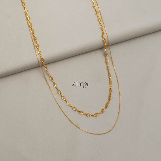 KY101477 - Simple Double layer Necklace