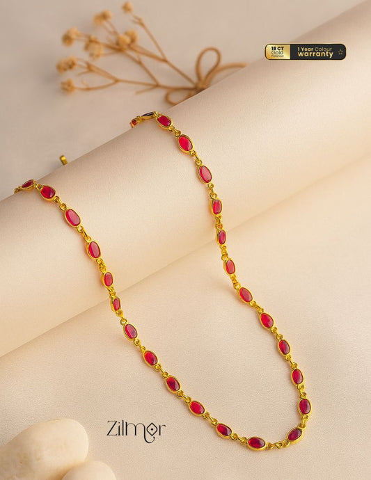 SG1011790 - Semi Precious Stone Long Necklace (color option)