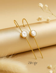 AS1011857- Pearl earcuff Earrings 1-Zilmor