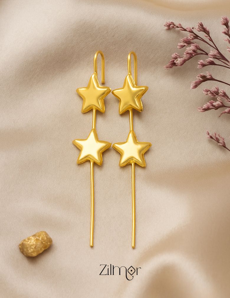 ZA1011872 - Double Star Long EarCuff 1-Zilmor