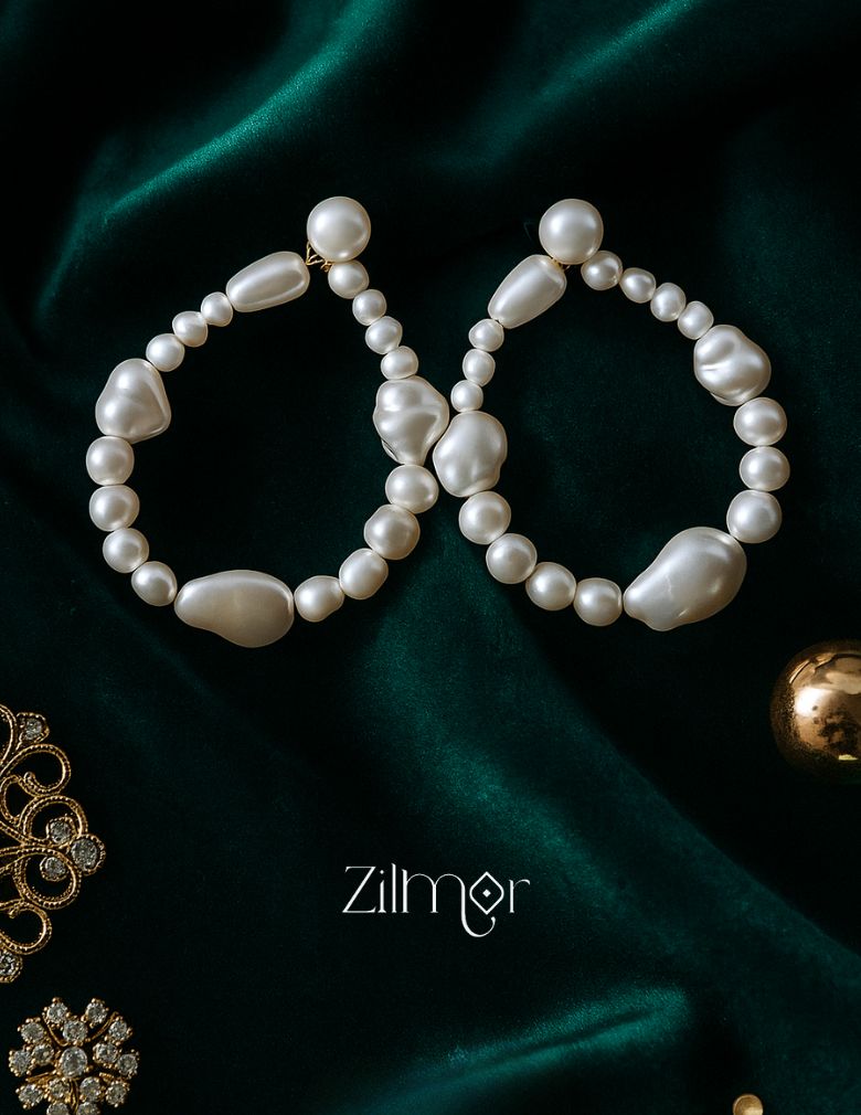 Baroque Pearl Drop Earrings - PT100383