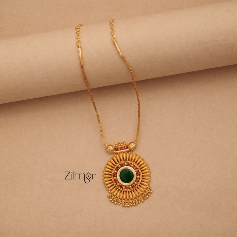 Classic Kerala Green Palakka Necklace SG10058