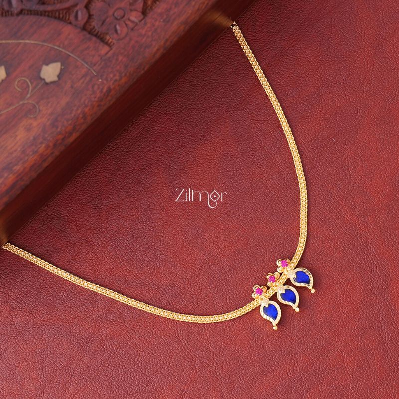 Simple Mango palakka necklace - KY100835