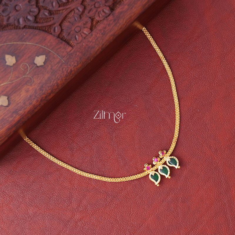 Simple Mango palakka necklace - KY100835