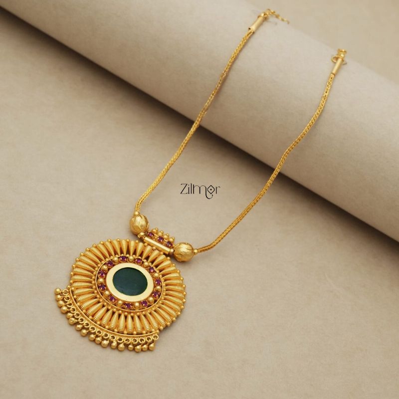 Classic Kerala Green Palakka Necklace SG10058