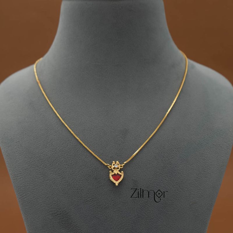 Palakka Pendant Solitaire Necklace (color option)