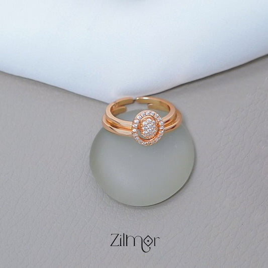 ZN1011514 -  AD Stone 2 in 1 Adjustable Ring