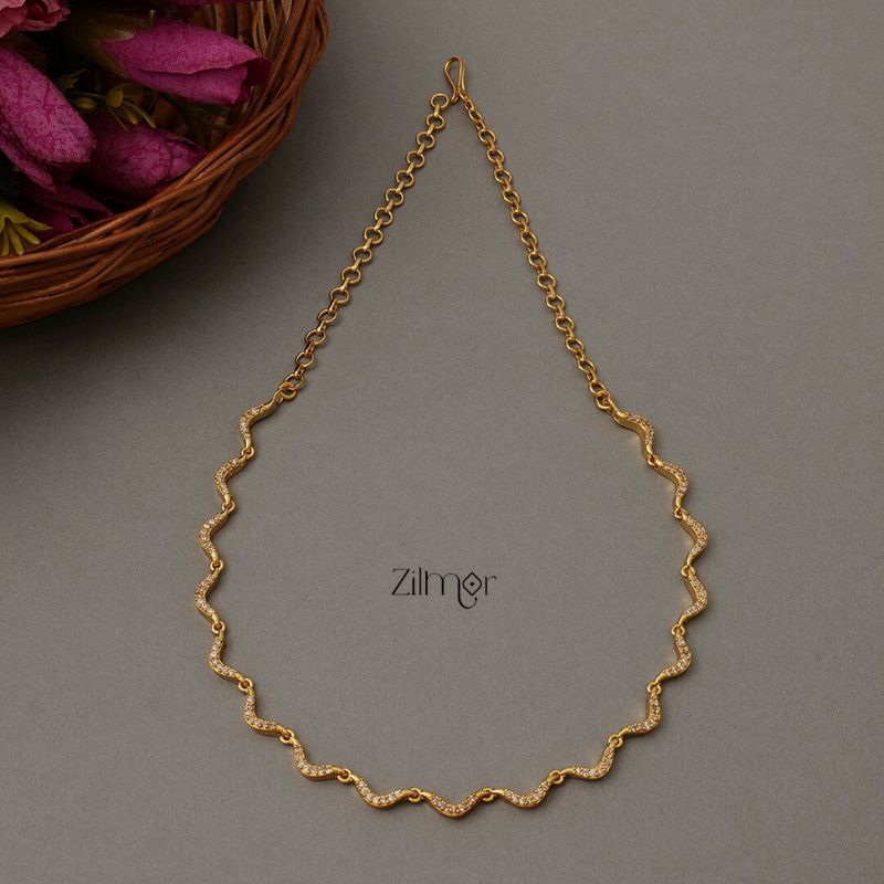 PP101107 - Gold Tone AD Necklace