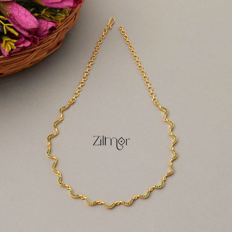 PP101107 - Gold Tone AD Necklace