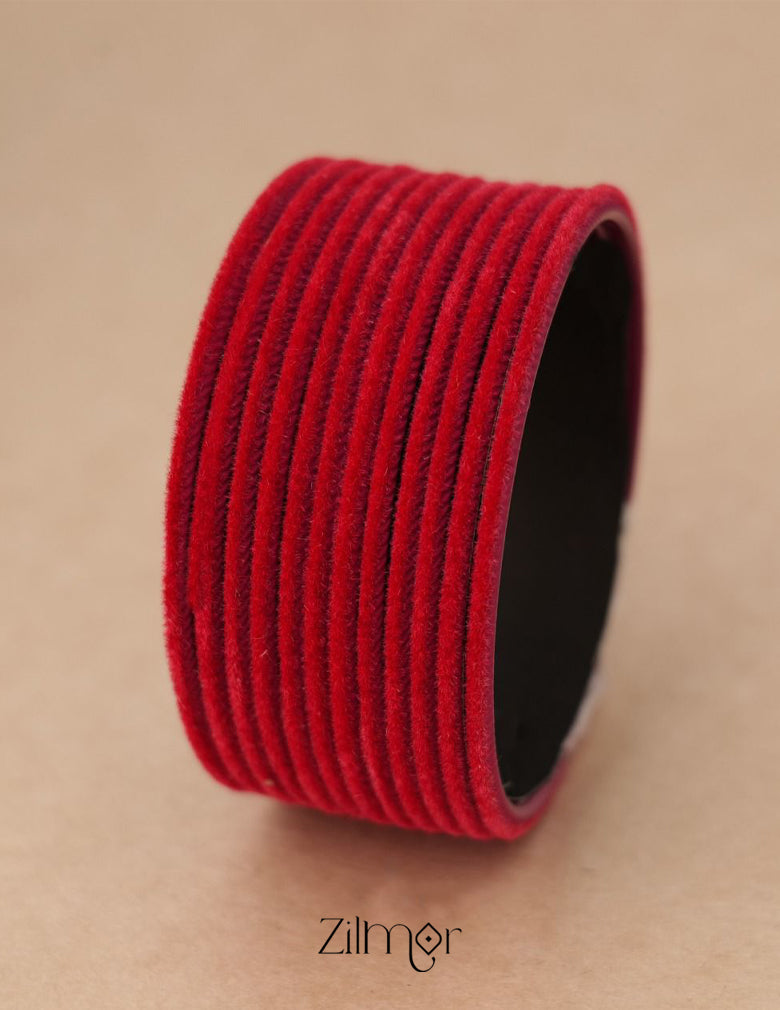 Velvet Bangle Set for Women & Girls (color option) - CB10048 5-Zilmor