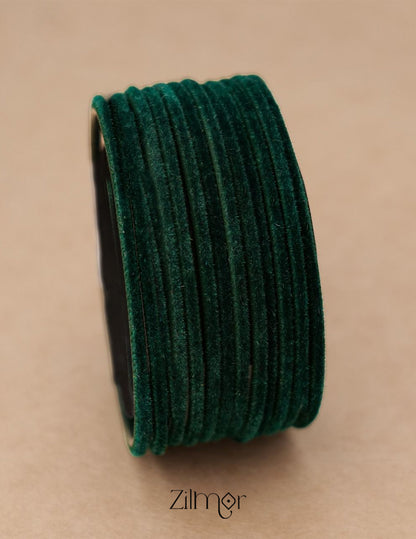 Velvet Bangle Set for Women & Girls (color option) - CB10048 6-Zilmor