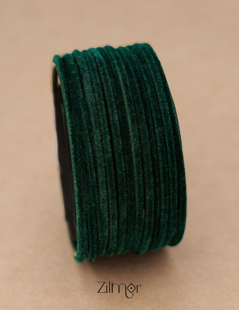 Velvet Bangle Set for Women & Girls (color option) - CB10048 6-Zilmor