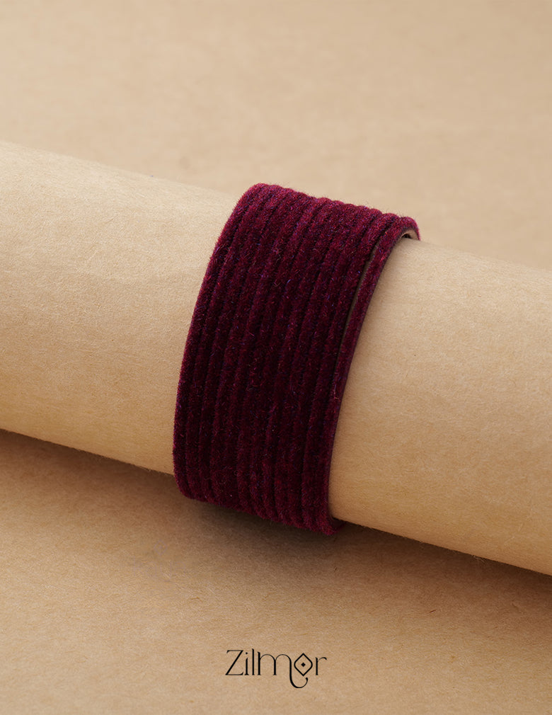 Velvet Bangle Set for Women & Girls (color option) - CB10048 9-Zilmor