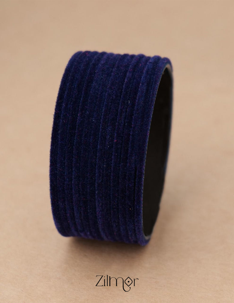 Velvet Bangle Set for Women & Girls (color option) - CB10048 13-Zilmor