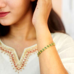 AD stone bangle (Pair) -  KF100803