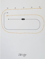 KT1011716 - Gold Plated Traditional Hip Chain 3-Zilmor