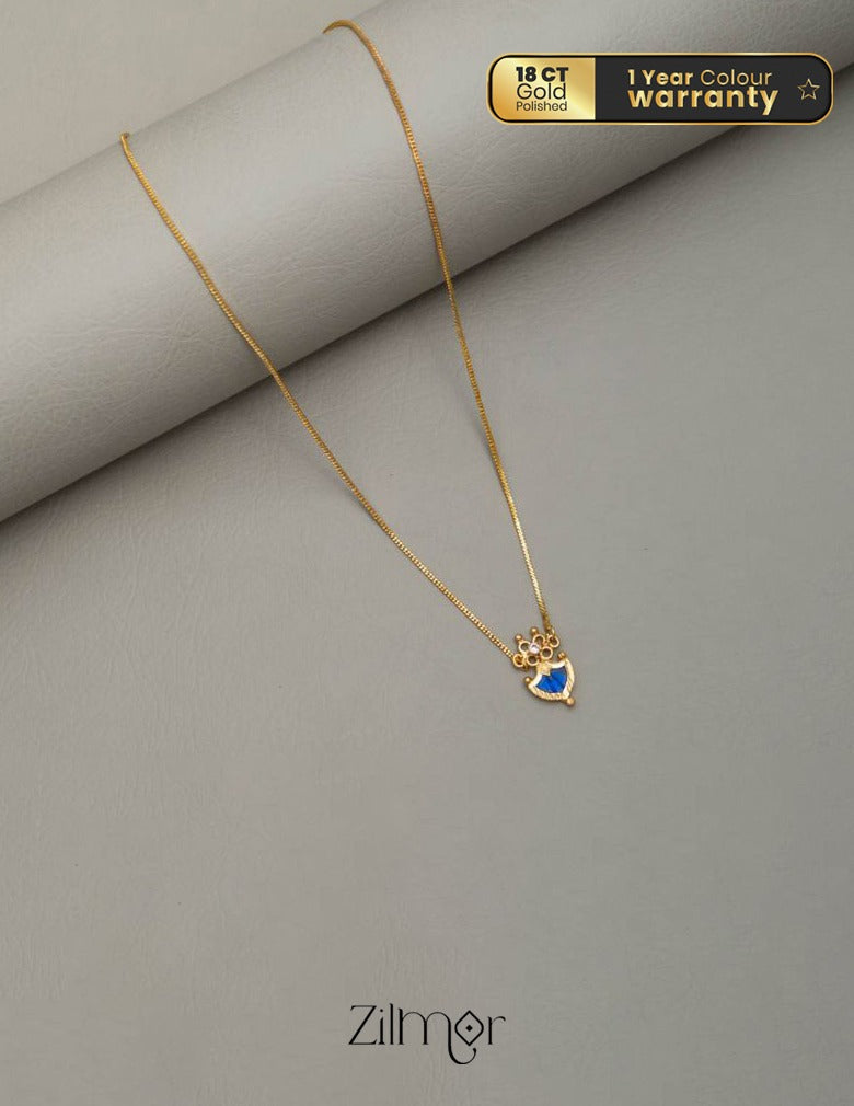 Palakka Pendant Solitaire Necklace (color option) 1-Zilmor
