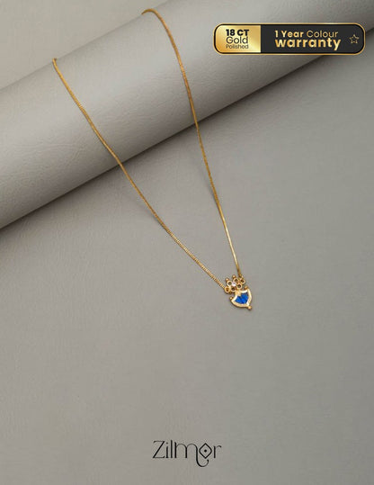 Palakka Pendant Solitaire Necklace (color option) 1-Zilmor