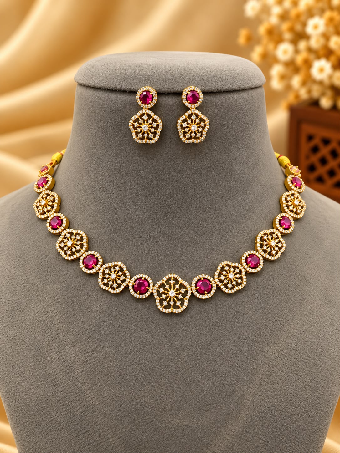 Antique AD Stone Necklace for Occasion Wear – AF101309