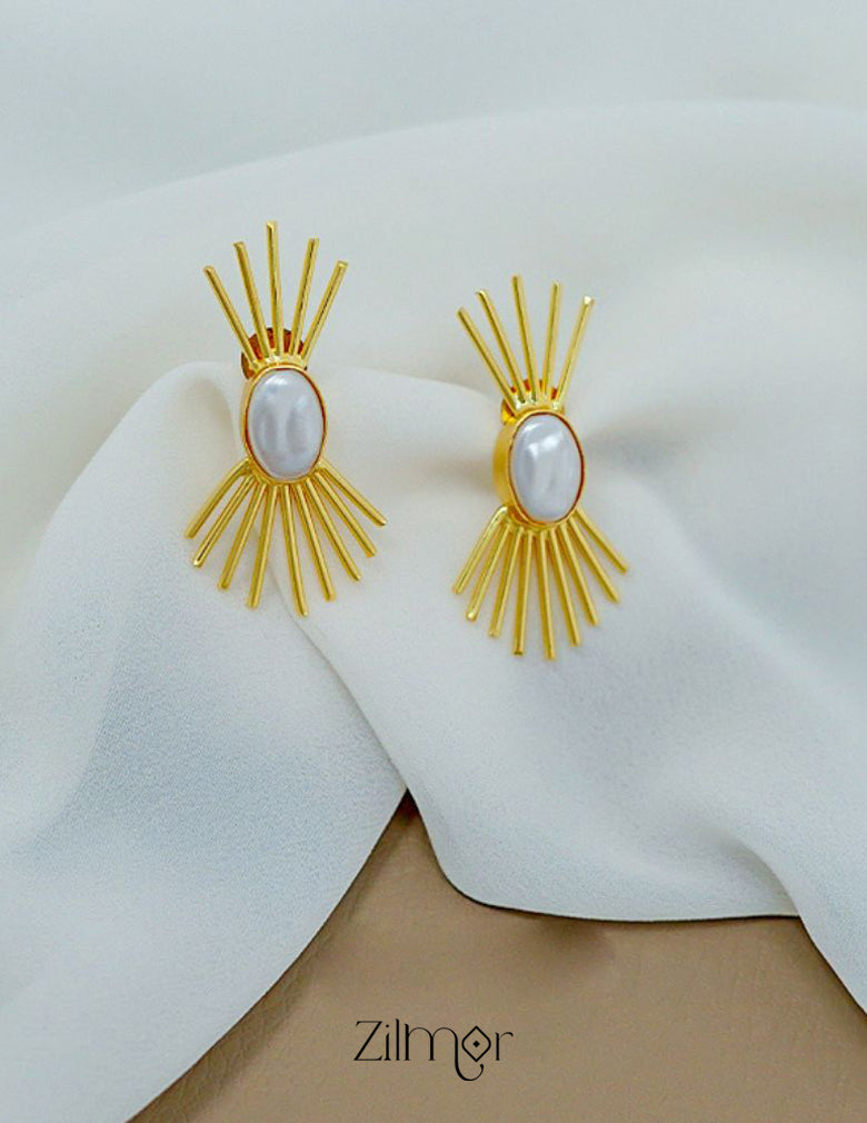 ZA1011442- Designer Pearl Earrings 2-Zilmor