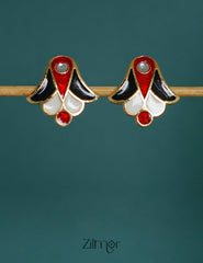 ZI1011290 -  Meenakari Studs Earrings 1-Zilmor