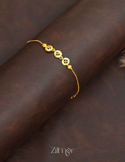 ZK1011390- Gold Toned  Bracelet