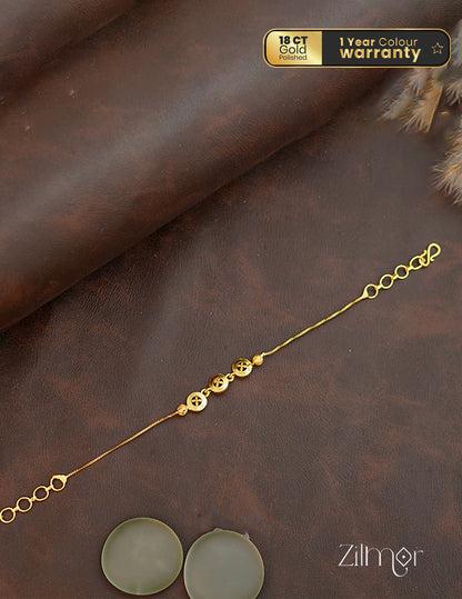 ZK1011390- Gold Toned  Bracelet