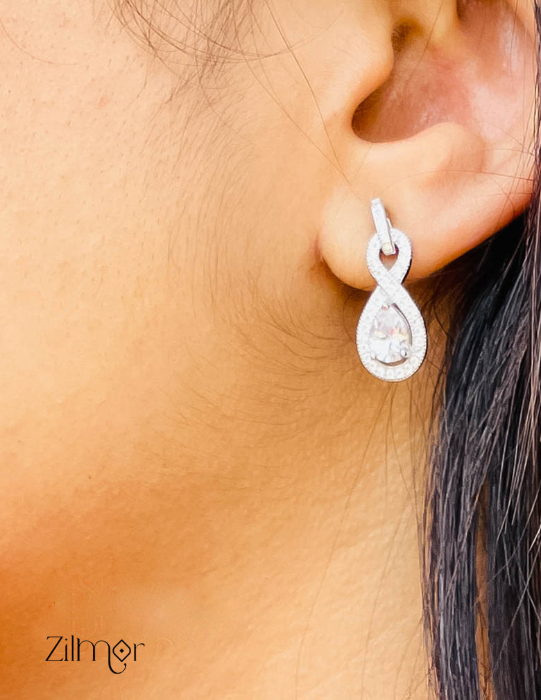 ZM101407 - 925 Silver Necklace Earring Set 5-Zilmor