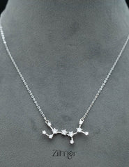 ZM101408  - 925 Silver Necklace 3-Zilmor