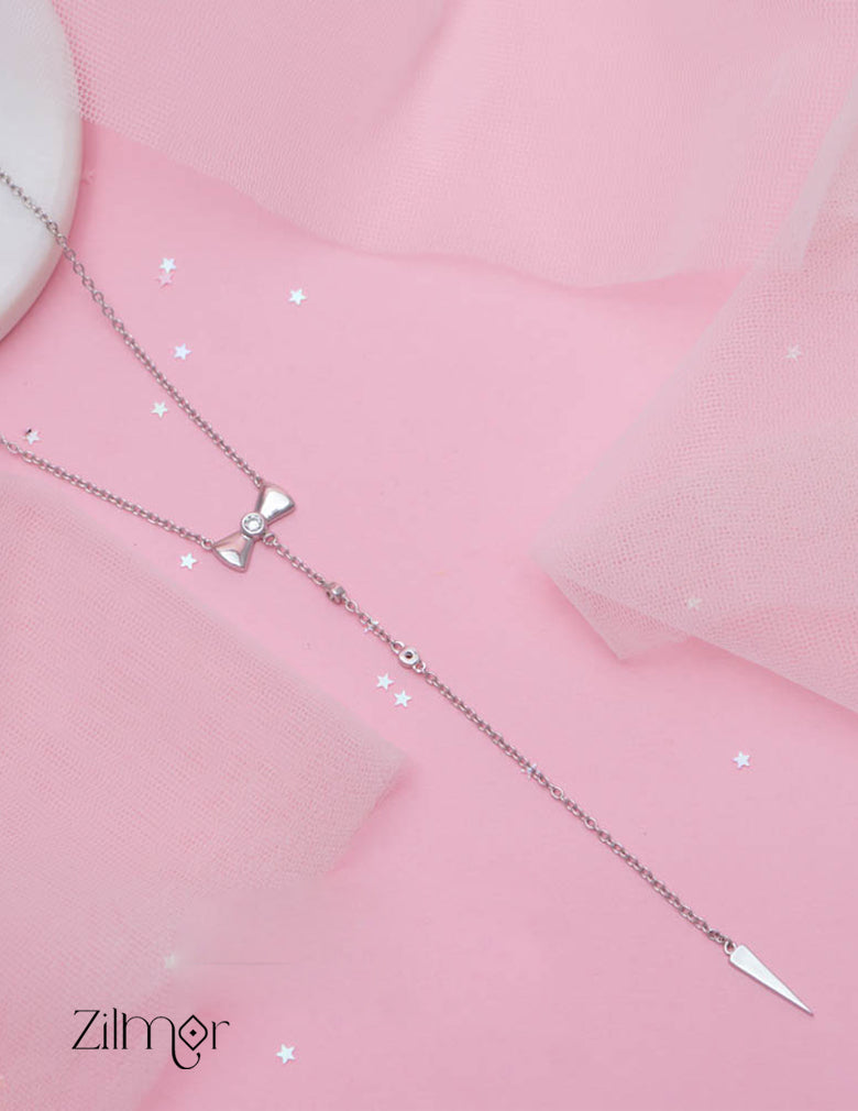 ZM101411 - 925 Sterling Silver Designed Pendant Necklace 1-Zilmor