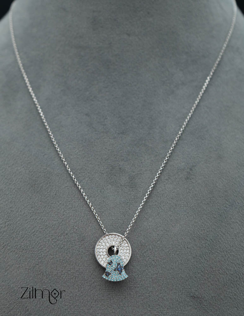 ZM101420 - 925 Silver Necklace 3-Zilmor