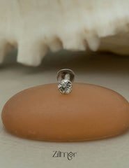 ZM101601 - 925 Silver Nose pin 2-Zilmor
