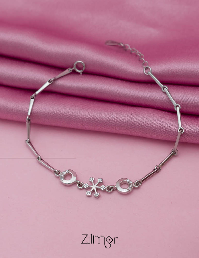 ZM101604  - 925 Silver Bracelet 1-Zilmor