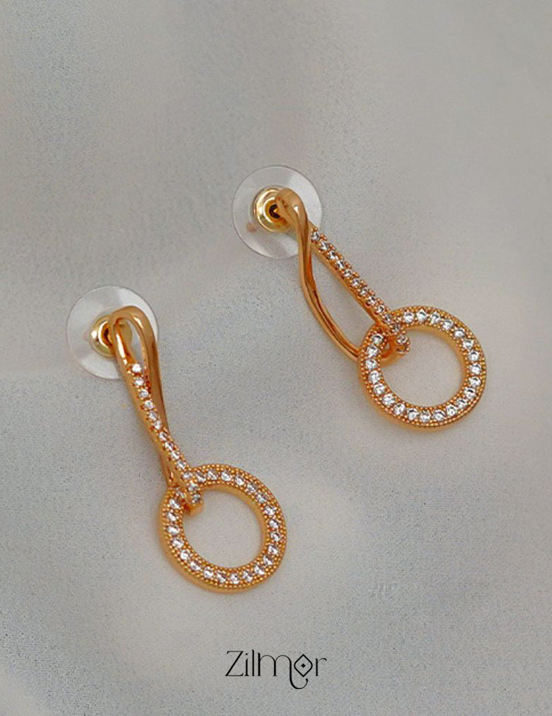 ZN1011505 - Trendy Round Hanging  Earrings 1-Zilmor
