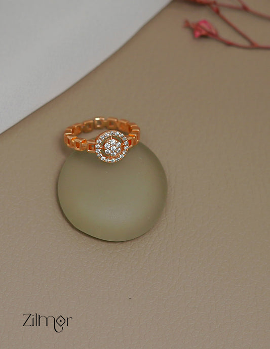 ZN1011515 -  AD Stone Adjustable Ring