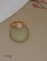 ZN1011515 -  AD Stone Adjustable Ring