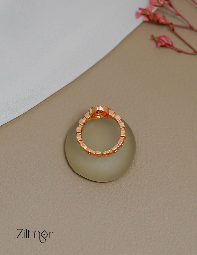 ZN1011515 -  AD Stone Adjustable Ring 2-Zilmor