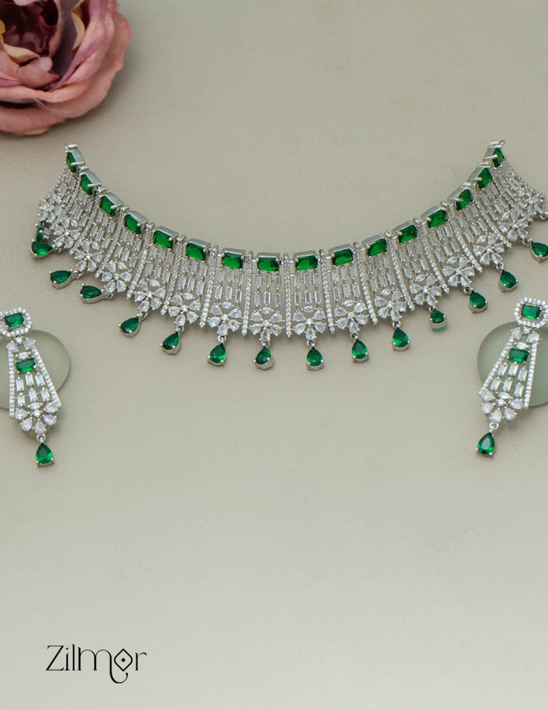Zurab - AD Necklace Set with Earrings