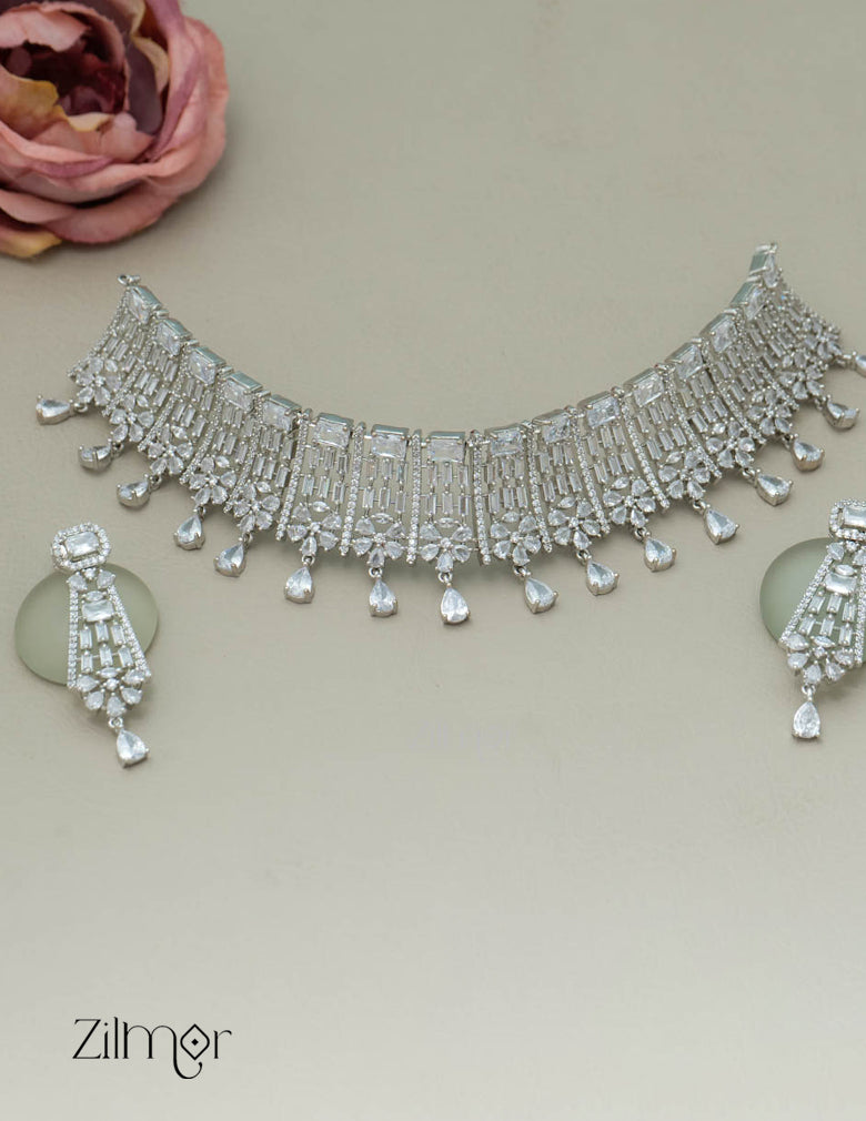 Zurab - AD Necklace Set with Earrings